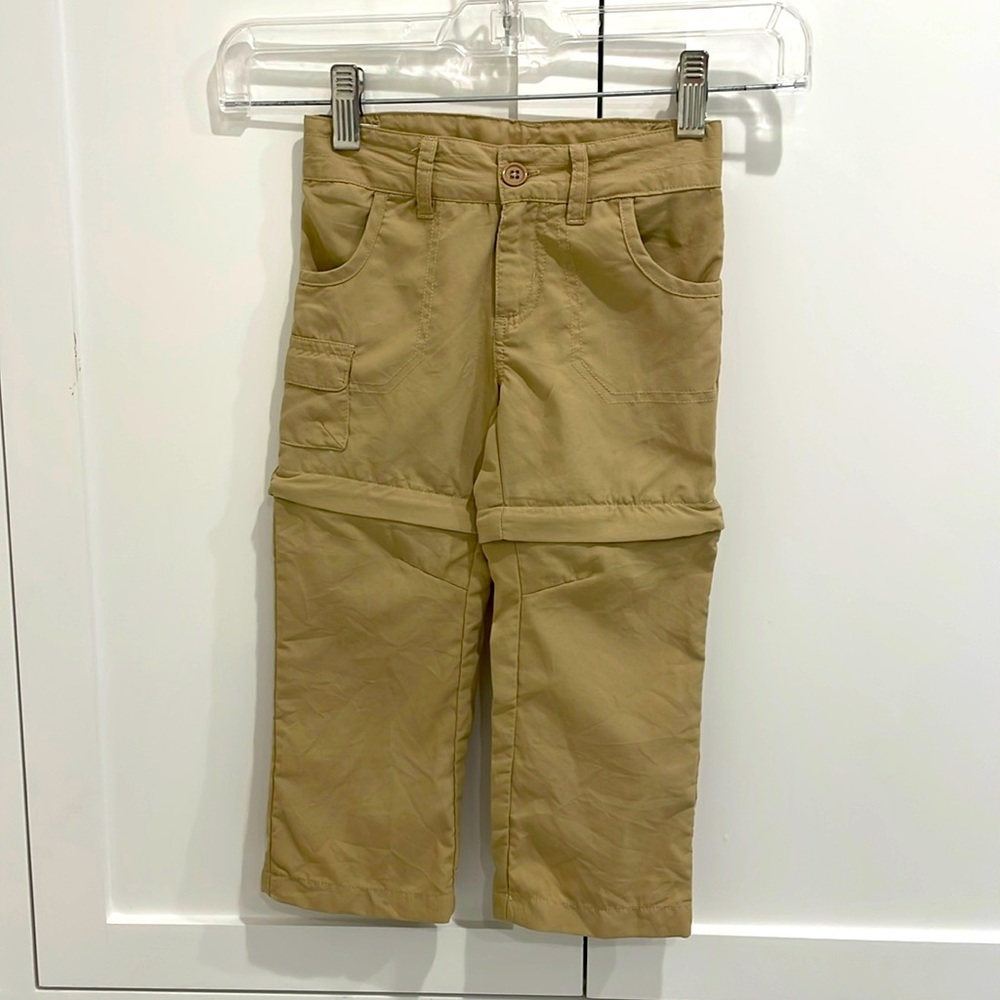 Prodoh Zip Pff Convertible Khaki Pants 2T EUC